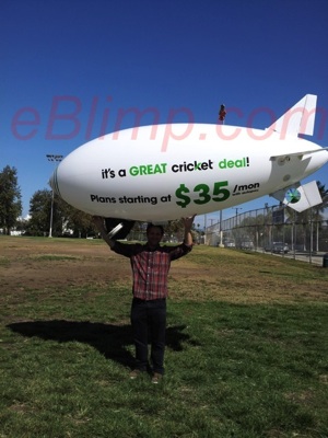 Cricket remote control blimp